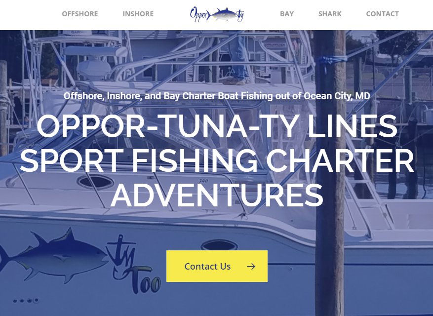 OpporTunaTy Charter Boat in Ocean City Md OpporTunaTy Lines